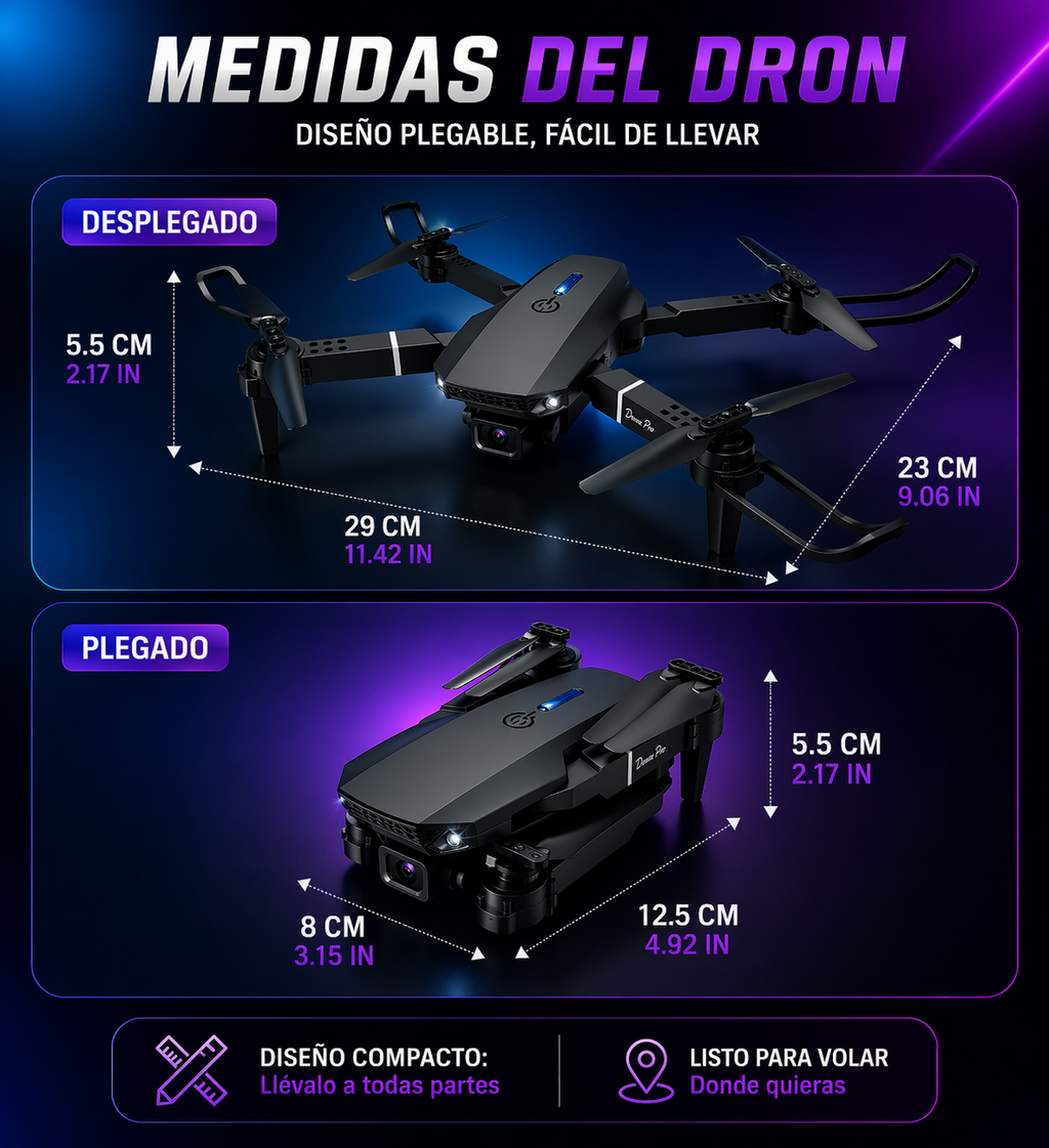 Dron Camara 4k Ultra Pro Max Drone