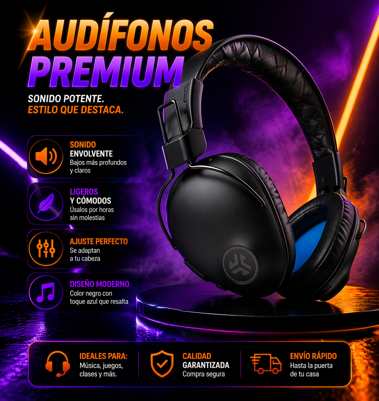 Audifonos Inalambricos Studio Pro