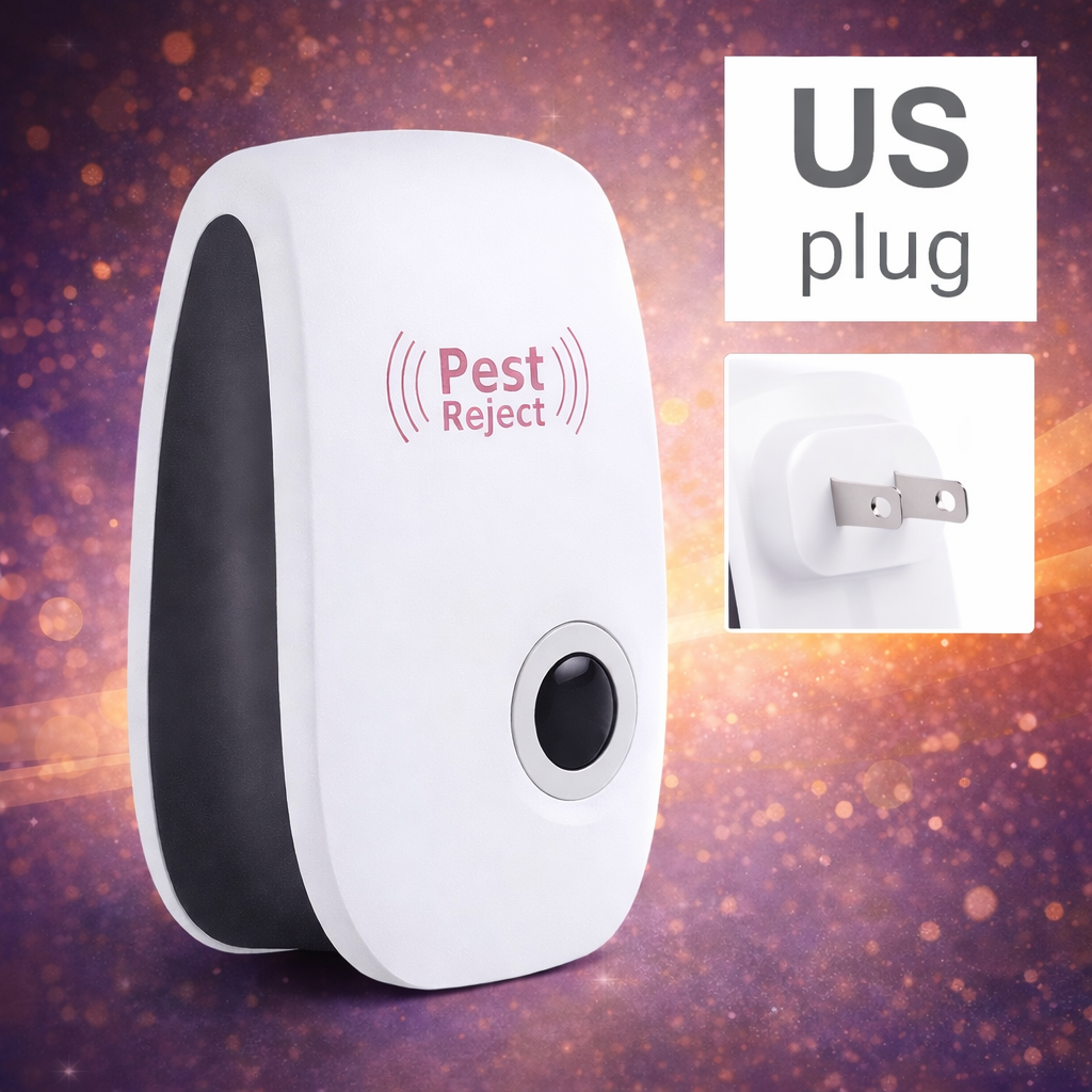 Hogar Libre de Plagas - Repelente Ultrasónico Inteligente
